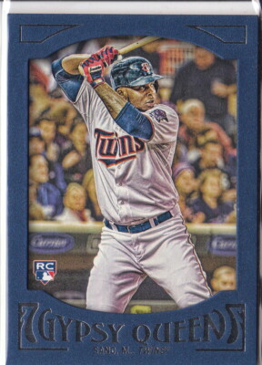 2016 Topps Gypsy Queen Framed Blue #16 Miguel Sano Twins