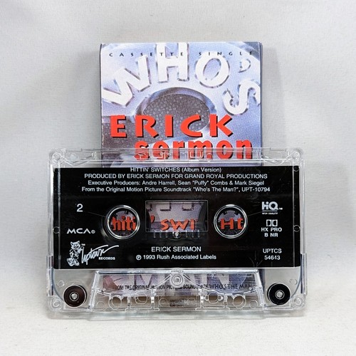 Erick Sermon - Hittin Switches Who's The Man 1993 Cassette Tape Single - Picture 5 of 5