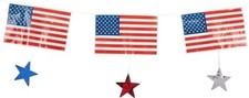 PMU Patriotic 4th of July Banner - Easy to Hang Party Decorations
