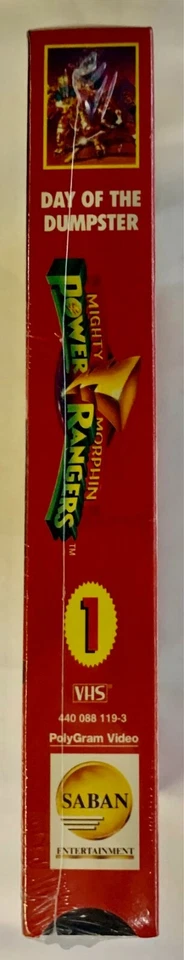 Mighty Morphin Power Rangers: Day of the Dumpster (VHS, 1993) NEW SEALED RARE - Image 3 of 4