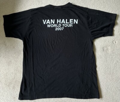 Van Halen 2007 World Tour T-shirt David Lee Roth Eddie Alex