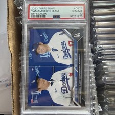 2023 Topps Now Off-Season Shohei Ohtani, Yoshinobu Yamamoto LA Dodgers PSA 10
