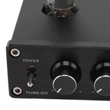 .TUBE 03 Audio Amplifier Black With 6K4 Electronic Bile Duct 12V1A Stereo
