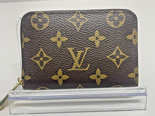 Louis Vuitton Monogram Small Zippy Wallet Round Coin Purse MnT W/Box