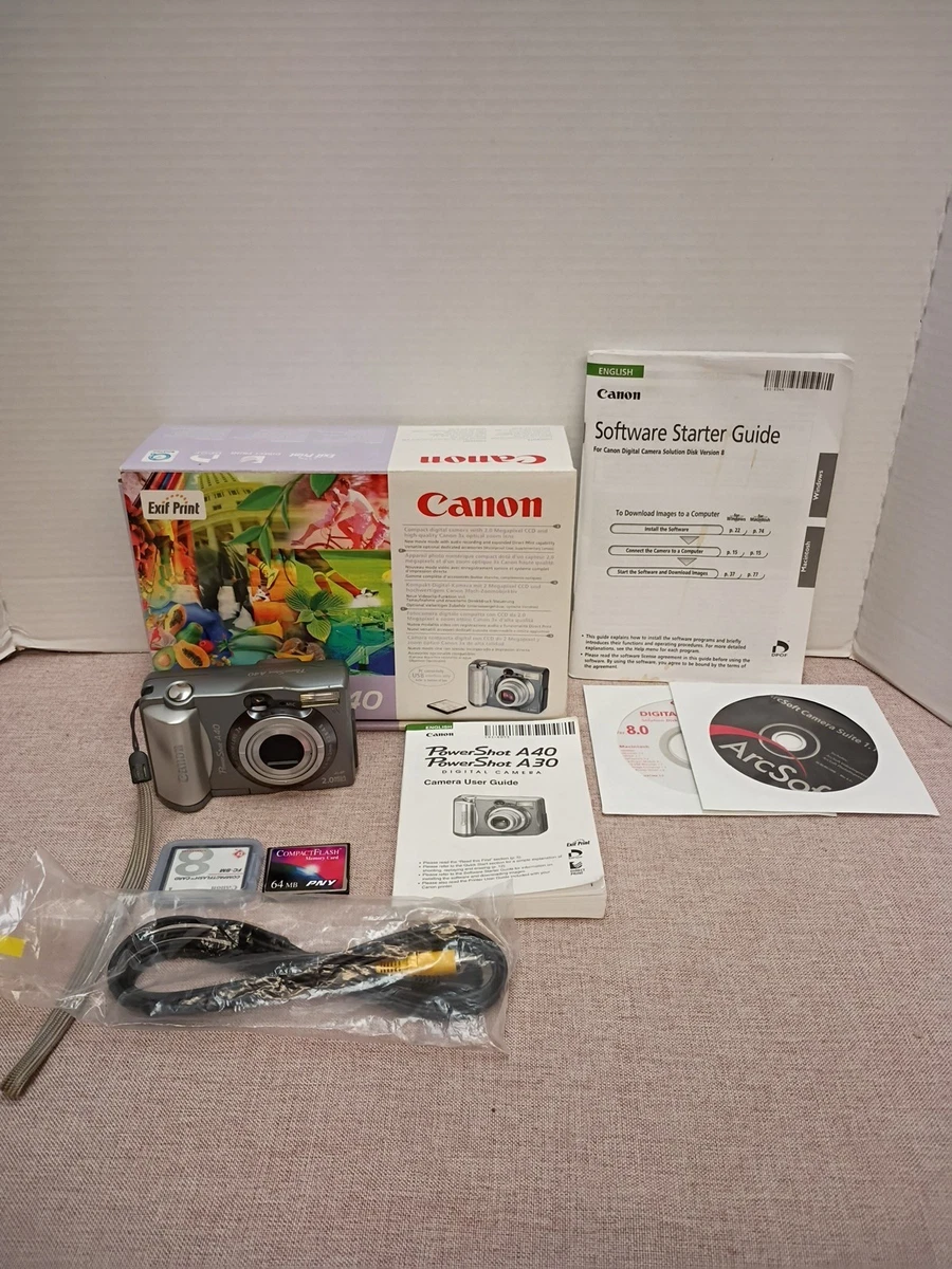Canon PowerShot A40 Digital Cameras for Sale - Shop New & Used