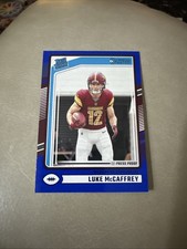 2024 Donruss #302 Press Proof Blue Luke McCaffrey RC Washington Commanders
