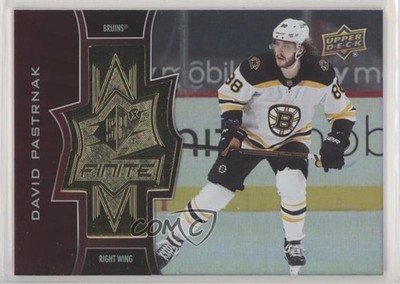 2020 Upper Deck Extended Series SPx Finite Radiance 54/299 David Pastrnak 09tk