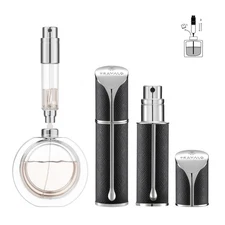 AQUA Perfume Travel Refillable Bottle, Bottom Filling Fragrances Perfume Atom...
