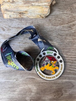 runDisney 2017 Virtual Running Shorts Series Pluto Medal Disney Race Finisher