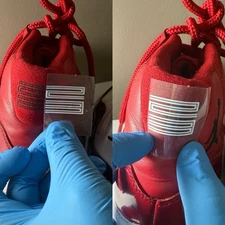 Sizes 7- 10 Men's Jordan 11 High #23 Logo Vinyl Heel Replacement Pack Of 5