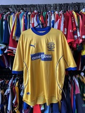 Puma Everton 2000 2001 Away Rare Vintage Soccer Jersey Football Shirt Size XXL