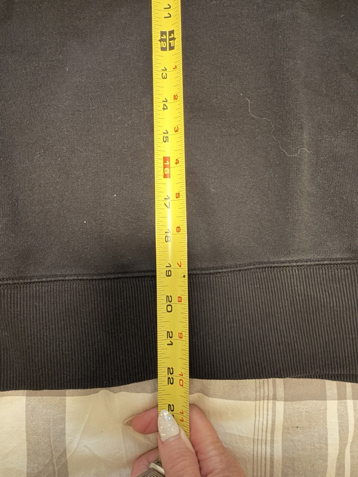 Uniqlo Cropped Black 100% Cotton Sweatshirt~Womens M~ Balloon Sleeves Oversized thumbnail 10