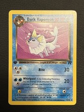 Dark Vaporeon 45/82 Team Rocket Uncommon Regular 1st Ed English LP on eBay