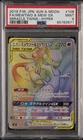 2019 POKEMON JPN SUN & MOON MIRACLE TWINS FULL ART/MEWTWO & MEW GX-HYPER PSA 9