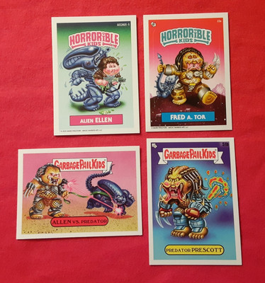 GARBAGE PAIL KIDS INTERGOOLACTIC  predator badlands   predator prescott
