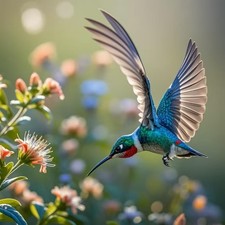 Hummingbird Diamond Art Kits for Adults Bird 5D Diamond Painting Kits for Beginn