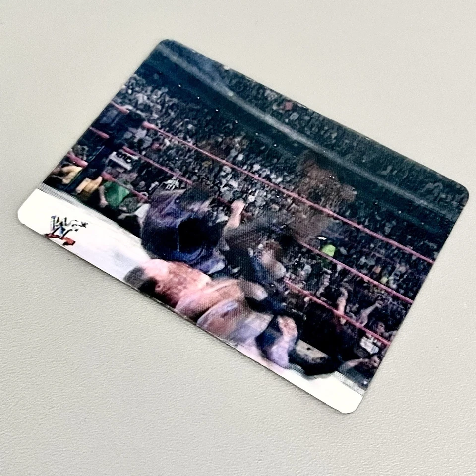 WWF 2001 Vintage The Rock Mick Foley Trading Card Rare WWE Memorabilia Wrestling - Image 4 of 4