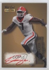 2022 Wild Card MATTE Gold - Silver Foil /100 Quay Walker Rookie Auto RC 08ti. rookie card picture