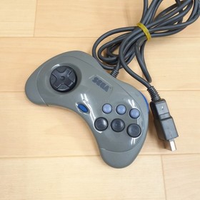 Sega Saturn Console Japan Gray Bundle With 2 Controllers & 5 Games VF S.Rally