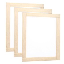 Meccanixity 3 Stück Siebdruckrahmen, 9,8 x 7,5 Zoll Holz