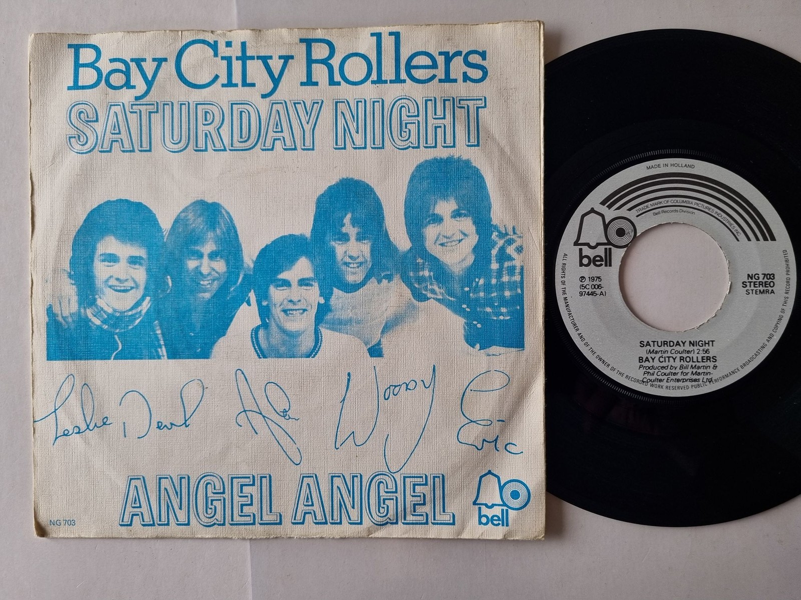 Bay City Rollers - Saturday Night 7'' Vinyl Holland/ DIFFERENT COVER