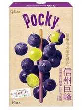 Sabor Gigante Pocky Kyoho, Exclusivo Región Shinshu, 14 piezas, Ezaki Glico Choco