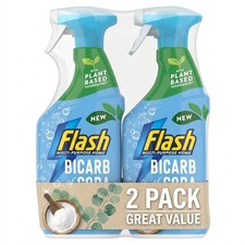 2 x 800ml Flash Multi-Purpose Spray Bicarb Of Soda Dirt Removal - Eucalyptus 8.09 per litre