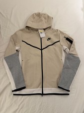 Nike Tech Fleece Hoodie Rattan Dark Heather Grey New With Tags Small CU4489-206