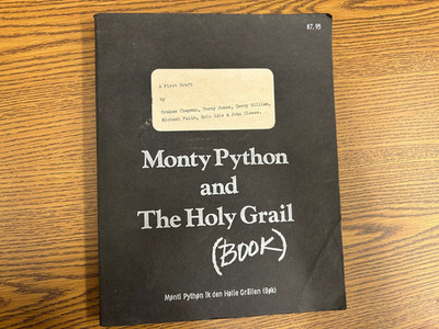 Monty Python and The Holy Grail (Book) A First Draft by Graham Chapman et al