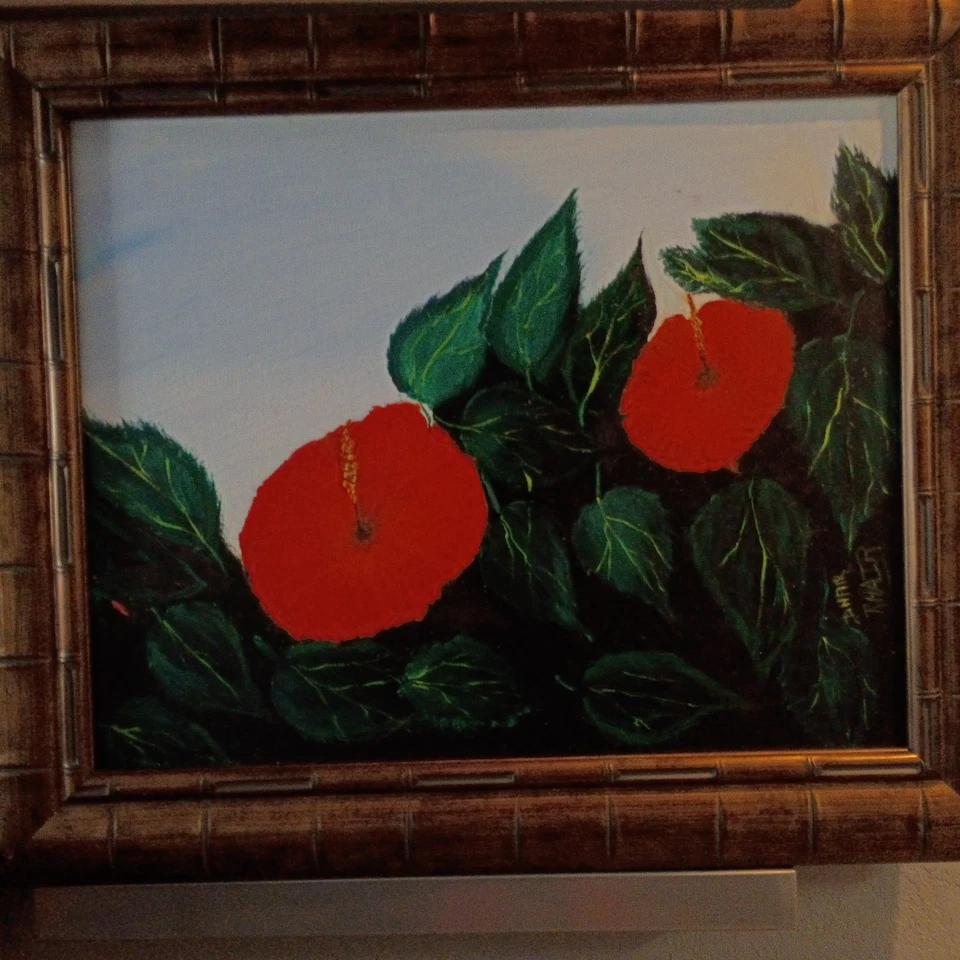 Alfred son 2nd Gen Roderick Hair and D Hair 16 x 20 framed double signature - Image 3 of 4