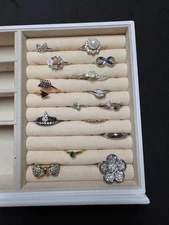 15 Piece Ring Bundle - Mixed Styles and Sizes 