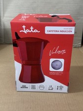 Jata HOGAR HCAF2006 Espressokocher für 6 Tassen, Aluminium, für alle Herdarten, 