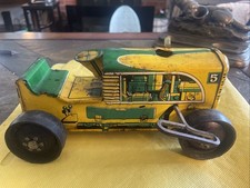 VINTAGE MARX TIN WINDUP SPARKLING Climbing TRACTOR 5 1950'S Working