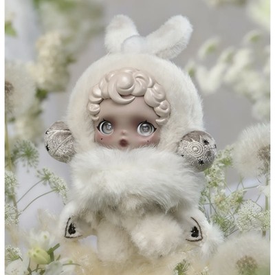 POP MART  Authentic SKULLPANDA L'impressionnisme Series Plush Doll [ Mist ]