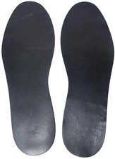 Men'S Thin Genuine Goat Leather Insoles, Ultra-Thin, Inner Soles, Black For Ad 