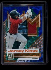 Jordan Lawlar 2025 Donruss #JK-JL Jersey Kings Blue Ice Arizona Diamondbacks