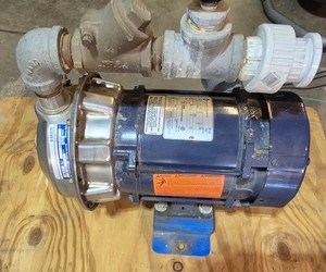 Goulds Pump 1ST1C7F4 NPE 1 x 1 1/4-6 w/ Franklin Motor 1/2HP, 3PH