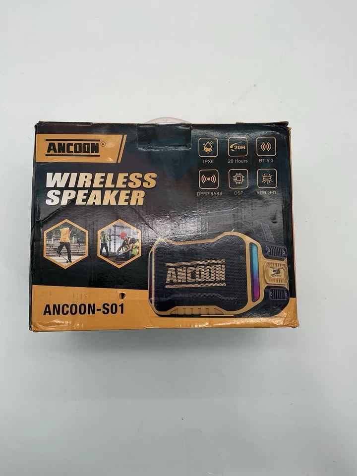 Altavoz Inalámbrico Bluetooth ANCOON ANCOON-S01 NEGRO (NUEVO) Foto 2 de 4