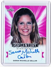 Sarah Michelle Gellar 2019 Leaf MetaPop Century Autograph Card # 2/7 Buffy Auto!