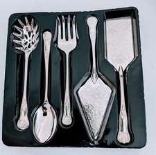 Kings Silverplate Pattern Pie Server Pasta Lagsana Set International Silver New