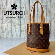 LOUIS VUITTON Bucket PM Monogram Tote Shoulder Bag M42238 Auth Condition:SS
