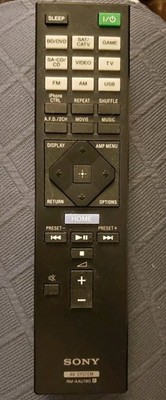 Original OEM Sony RM-AAU190 AV System Remote Control.