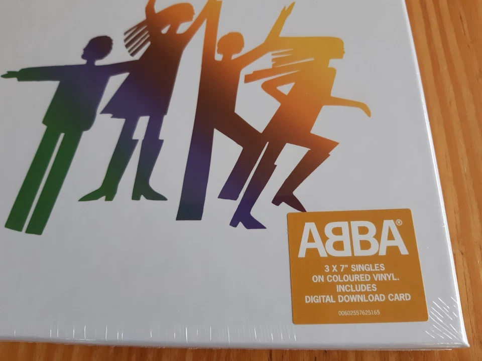 ABBA - THE ALBUM - 3 x 7" COLOURED VINYL SINGLES -BOX SET LOW NO. 97 / 3400 -NEW - Image 2 of 4