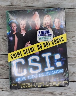 CSI Crime Scene Investigation New Sealed Season 2 DVD Set