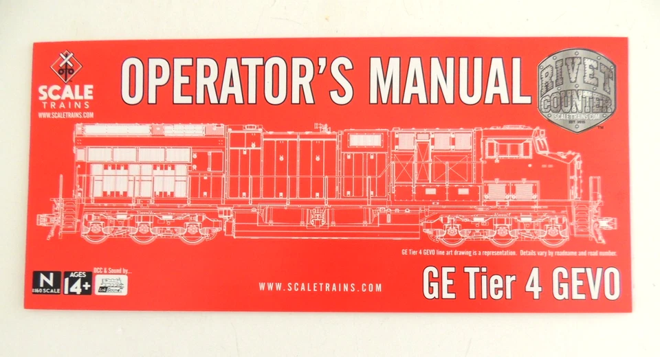 SCALE TRAINS N GAUGE BURLINGTON NORTHERN SANTA FE GE TIER 4 GEVO ET 44C4 - Image 3 of 4