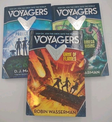 Voyagers books by MacHale Wasserman Project Alpha Books 1, 2, & 3 Lot of 3 