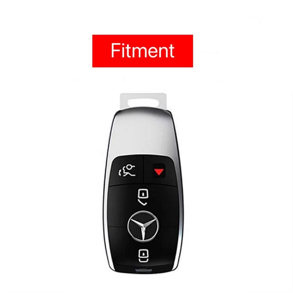 Protective Shell Key Fob Cover Case for Mercedes-Benz Maybach S580 4 Button - Image 2 of 3