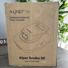 AIPER Scuba SE Pool Robot Cordless Vacuum 90 Min Runtime Smart Self Parking