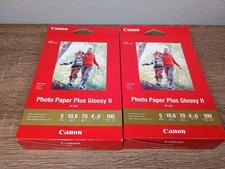 Canon PP-301- Photo Paper Plus Glossy II 4x6 - 2 boxs  200 ct. Sheets- unopened