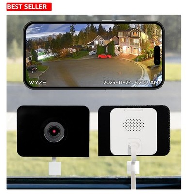 HD WiFi Indoor Security Camera with Color Night Vision & AI Motion Detection